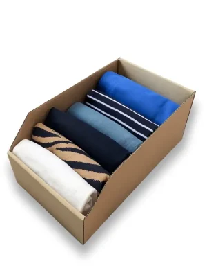 Nová Kolekce Úložné boxy na oblečení, organizéry do skříně EKO KARTON 20 x 30 cm