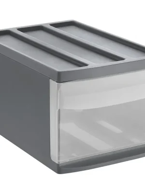 Odeslání Ihned M - Zásuvka, úložný box vysunovací, antracit, Rotho SYSTEMIX (A4)