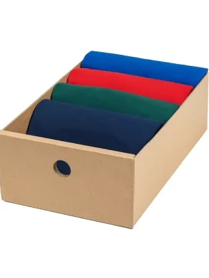 Super Cena Úložné boxy na oblečení, organizéry do skříně EKO KARTON 27x40x13 - zásuvka