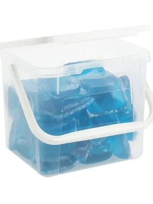 Ověřený Nádoba na prací prášek, granule nebo bioodpad – 4,5 l DETERGENT Transparentní
