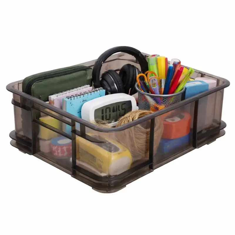 Úložný box pro domácnost i dílnu, BRUNO L, 20,5L, 43 x 35 x 17,5 cm, kouřový Pouze Dnes