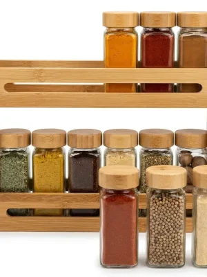 Must-Have Sada 12ks kořenek DECOR 120ml s bambusovým stojanem na kořenky ZENI