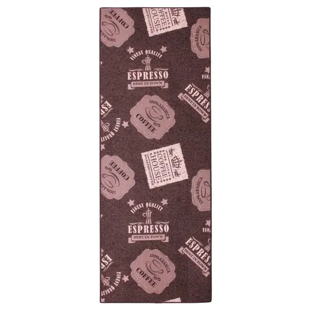 Akční Cena KoberecCOFFEE PATTERN 1 - 67x180 cm, hnědá