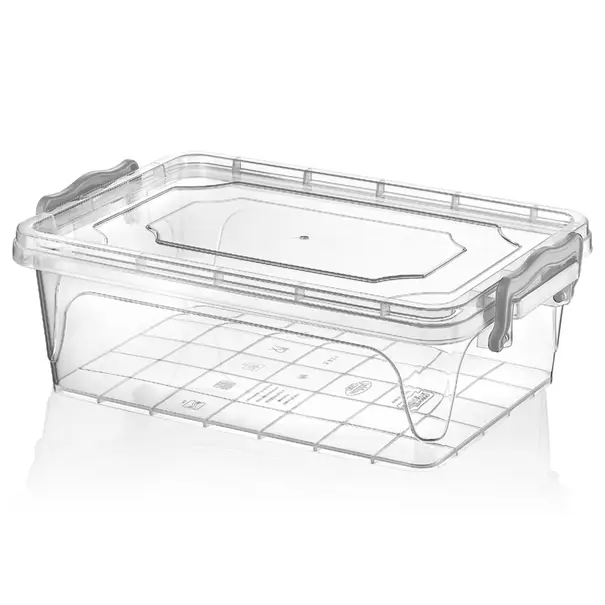 Levný Úložný boxMULTI - transparent, 6 l