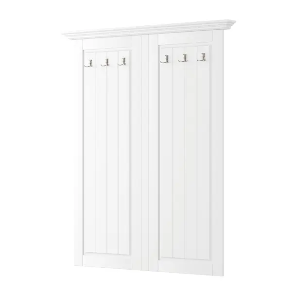 Levný Předsíňový panel BELLU - bílá, šířka 108 cm
