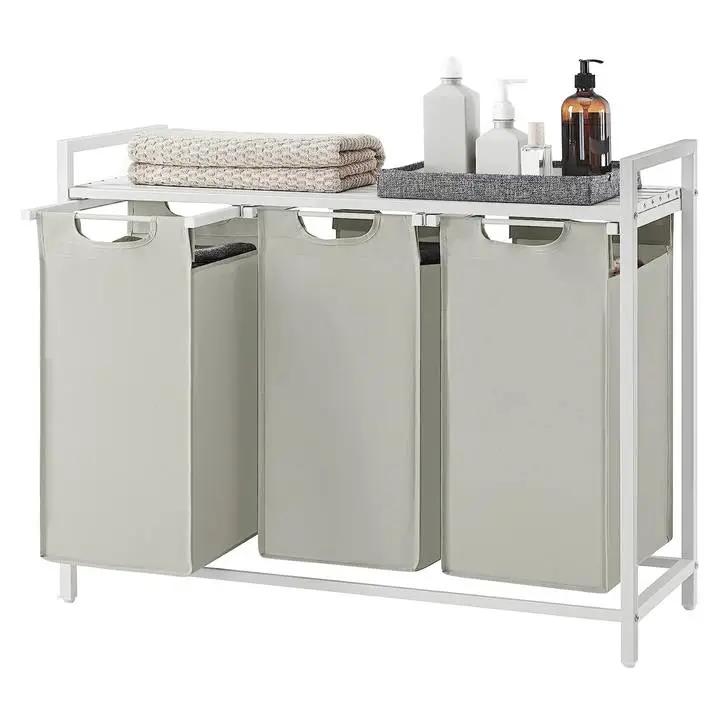 Koš na prádlo HAMPER 5 - šedá/bílá Objednat Nyní