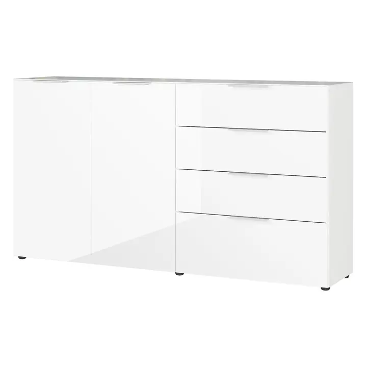 Levný KomodaOAKLAND 3698 - bílá