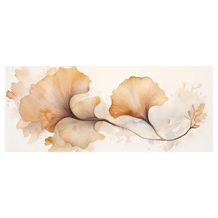 Výprodej Obraz na plátněLEAVES VI - 90x30 cm