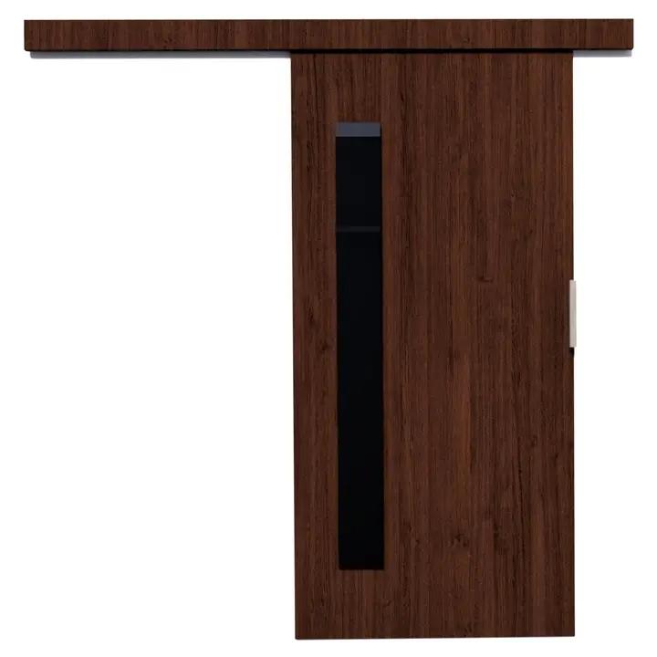 Rychlé Dodání Posuvné dveřeGELA 96 - wenge/černá, 96x205 cm