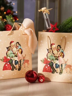 2 dárkové tašky Santa Claus Nakupujte Hned
