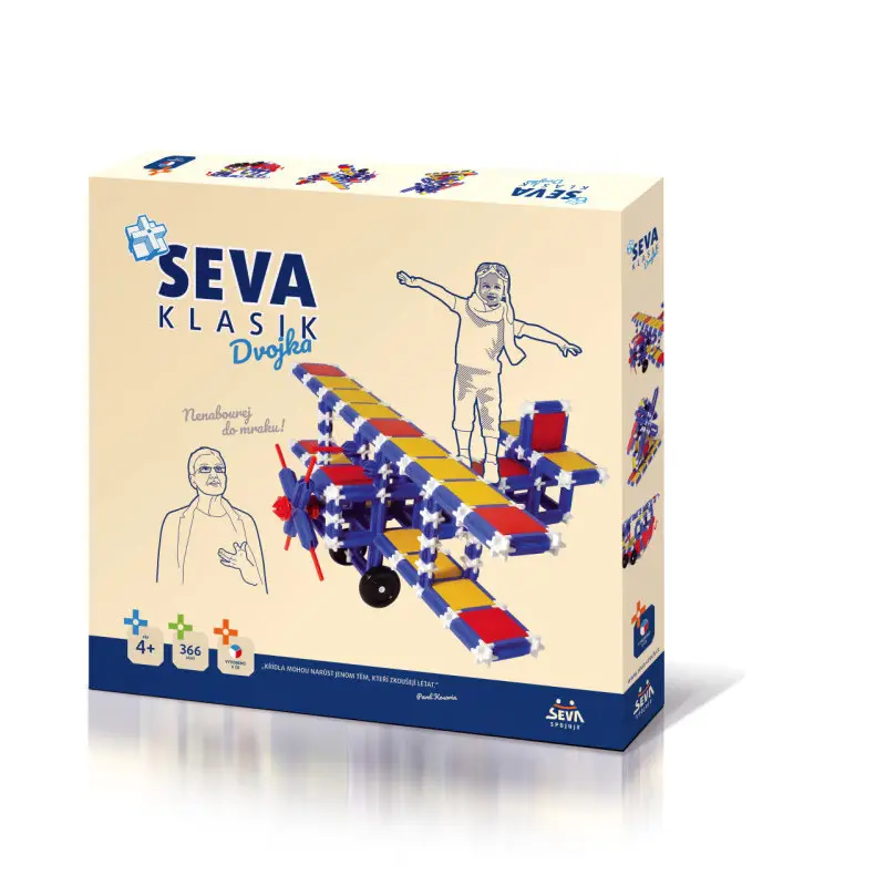Must-Have Stavebnice SEVA KLASIK Dvojka 366 ks