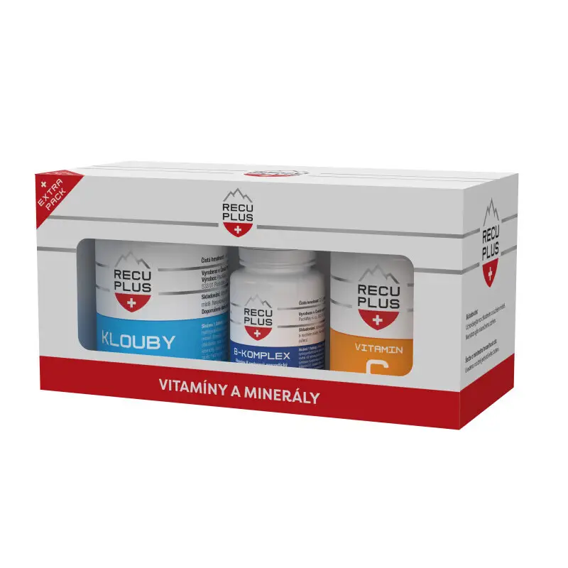 Odeslání Ihned RECUPLUS klouby, vitamín C, B-komplex, 3x 90 tablet