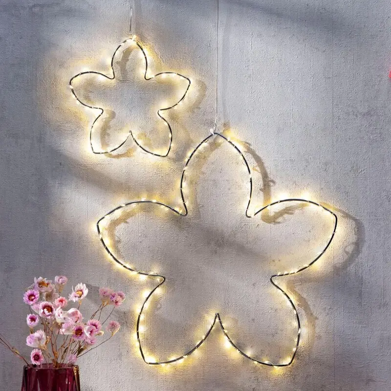 LED závěsná dekorace Flor, sada 2 ks Akce