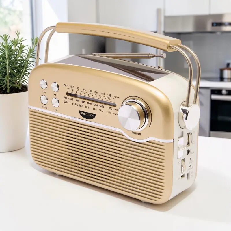 Originální Solární retro rádio
