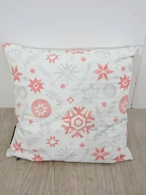 Vánoční polštář s bavlněným povlakem Butter Kings Snowflake Frost, 45 x 45 cm Levný