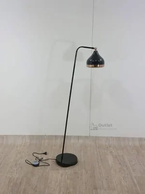 Nízká Cena Stojací lampa v černo-měděné barvě Opviq lights Yildo