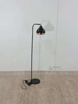 Stojací lampa v černo-měděné barvě Opviq lights Yildo Aktuální