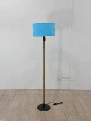 Originální Volně stojící lampa s tyrkysovým stínítkem lampa Kate Louise Rope