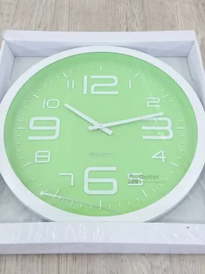 Zelené nástěnné hodiny Postershop Timmy, o 40 cm Cenově Výhodný