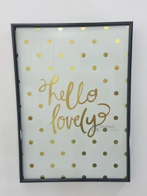 Akční Nabídka Obraz s rámem Hello Lovely 42×30 cm Kare