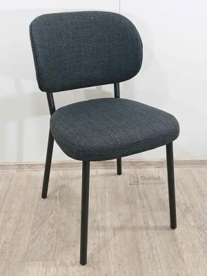 Tmavě šedá jídelní židle Fowler Unique Furniture Cenový Hit
