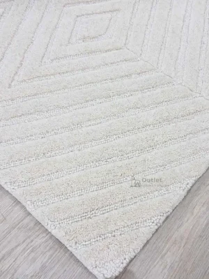 Krémový vlněný koberec 200x290 cm Hague Asiatic Carpets Nejlepší Volba