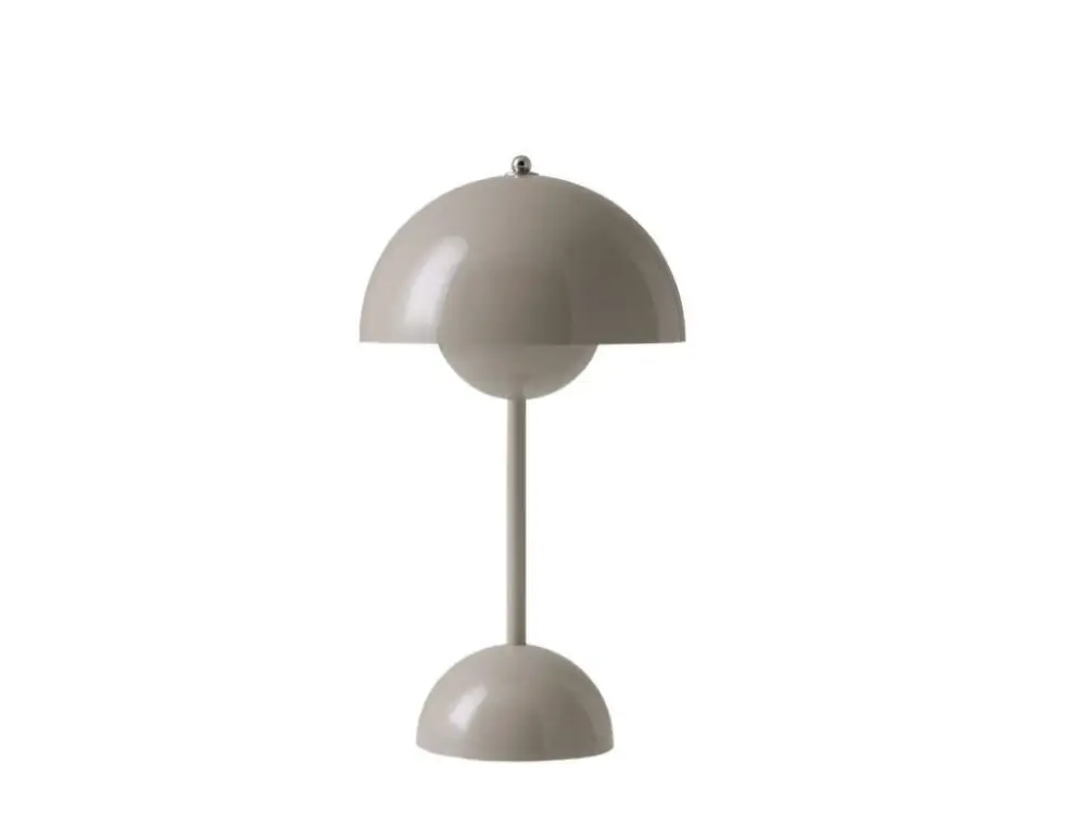Omezená Nabídka Přenosná lampa Flowerpot VP9 "Grey Beige" &Tradition