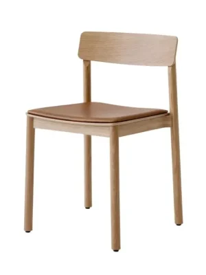Židle Betty TK3 "Oak / Cognac Noble Leather" &Tradition Rychlé Dodání