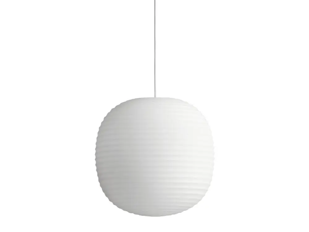 Závěsné svítidlo Lantern Medium "White Opal" New Works Vysoce Kvalitní