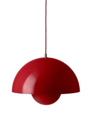 Aktuální Závěsná lampa Flowerpot VP7 Ø 37 cm "Vermilion Red" &Tradition