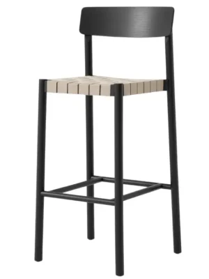 Barová židle Betty TK15 75 cm "Black / Natural" &Tradition Pouze Dnes