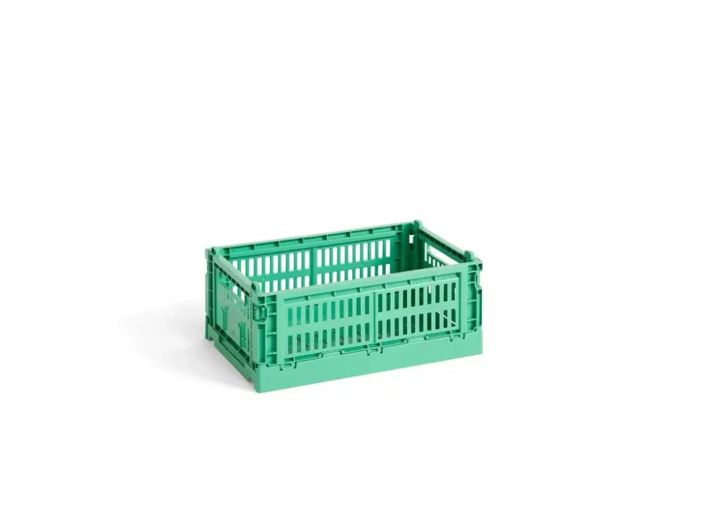 Expresní Doručení Úložný box Colour Crate Small "Dark Mint" HAY