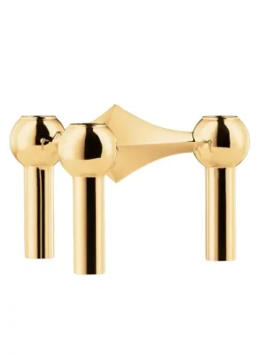 Cenová Bomba Modulární kovový svícen STOFF Nagel "Solid Brass"