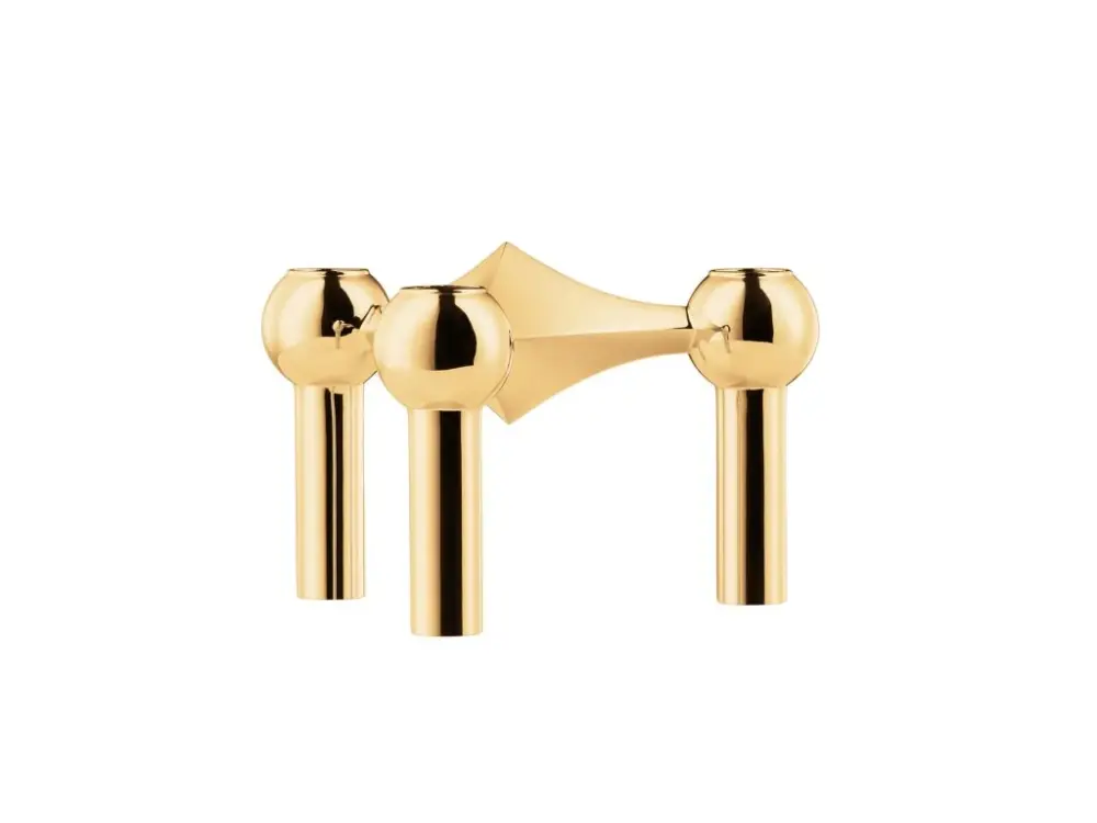 Cenová Bomba Modulární kovový svícen STOFF Nagel "Solid Brass"