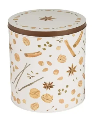 Plechová dóza Round "Christmas Spices" IB Laursen Novinka