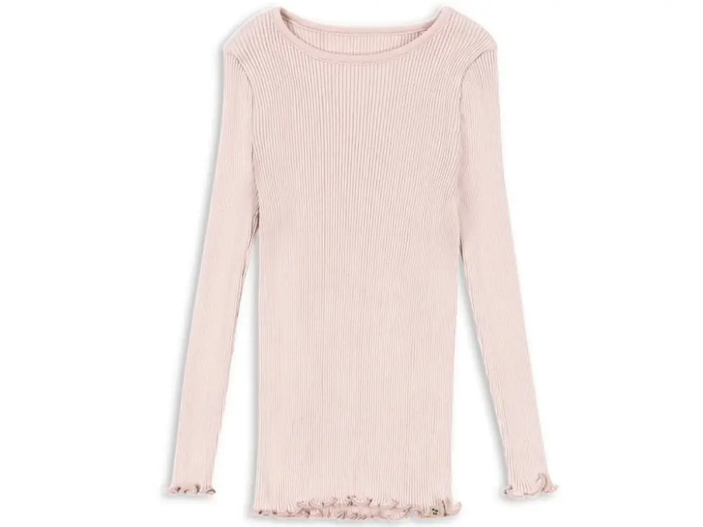 Dětské triko z hedvábí Kara "Pale Blush" Konges Sløjd Expresní Doručení
