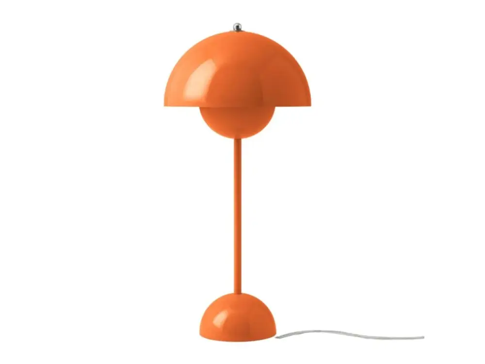 Stolní lampa Flowerpot VP3 "Zesty Orange" &Tradition Vysoce Kvalitní