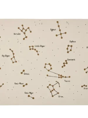 Cenová Bomba Nástěnná textilní mapa Constellation "Undyed" ferm LIVING