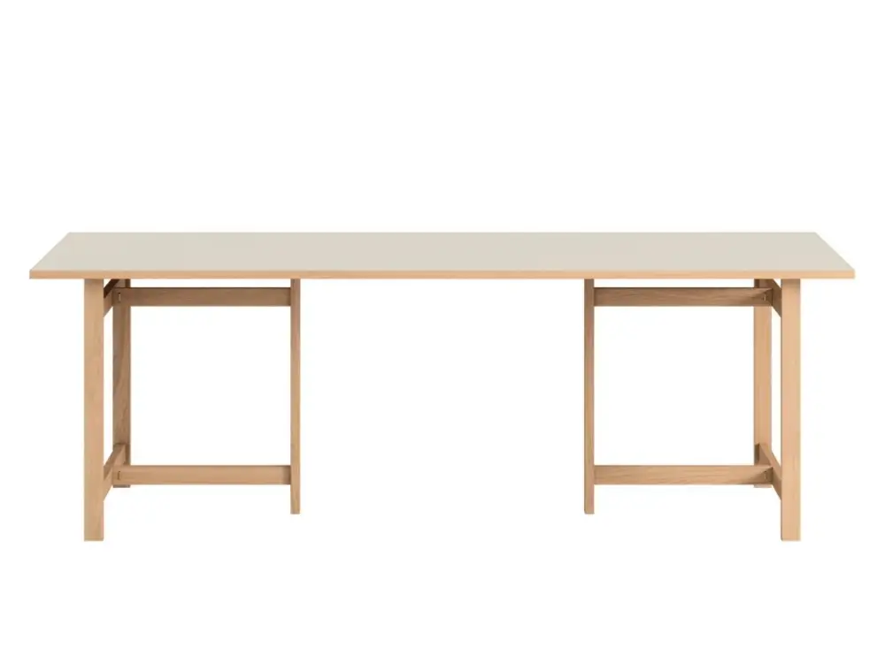 Poslední Šance Jídelní stůl Rectangular 220 cm "Warm Beige" MOEBE