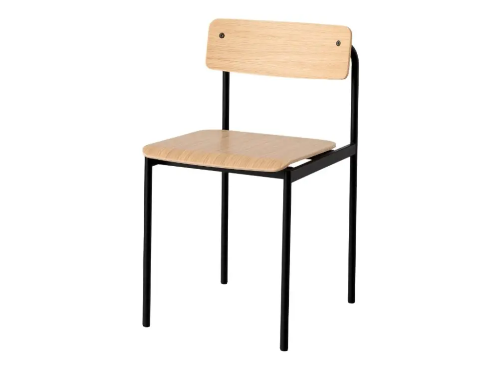 Oblíbený Židle Offset "Black / Oiled Oak" MOEBE